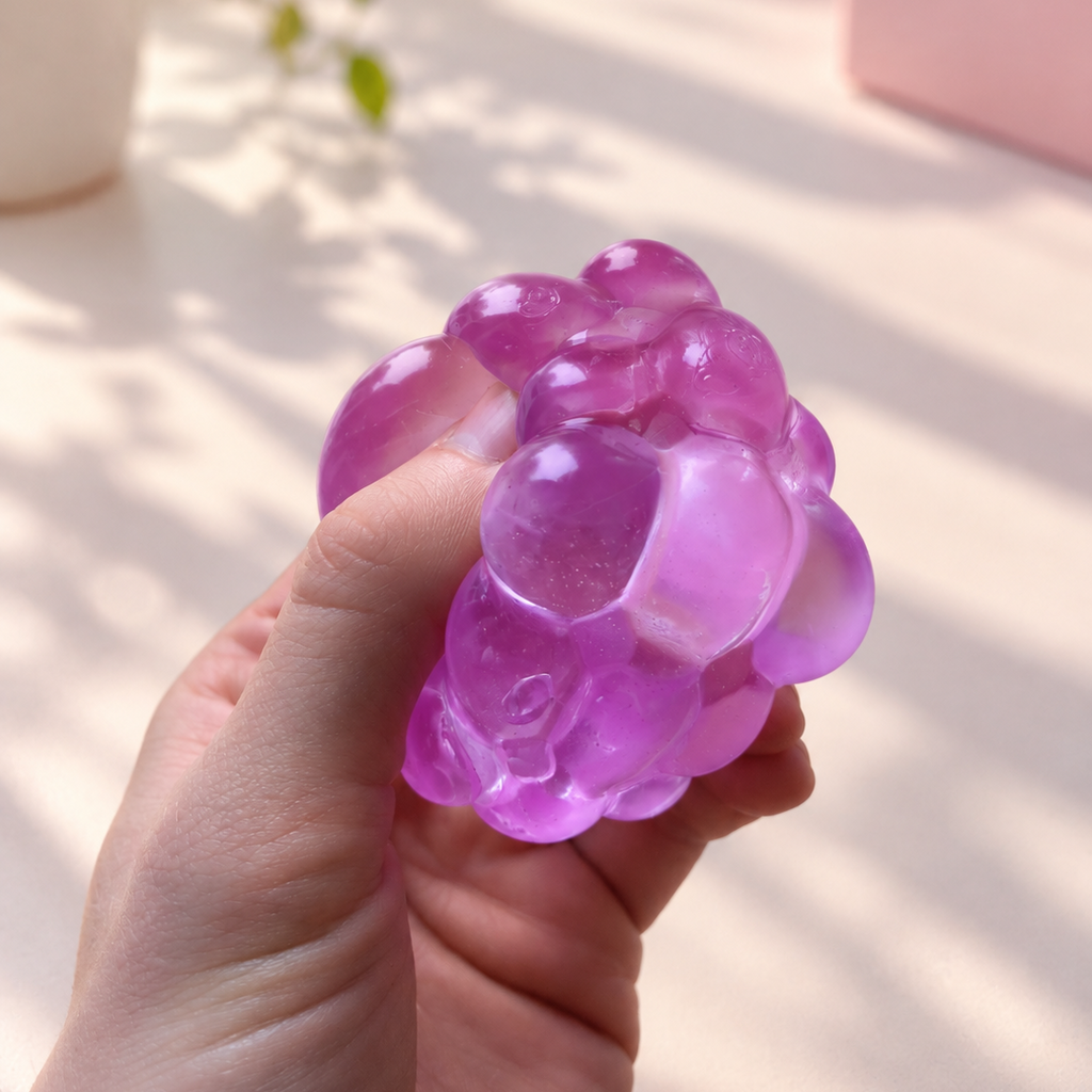 Bubble Cube Squishy - Lila